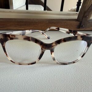 Tortoiseshell Cat-Eye Glasses Frames - Neutral Brown